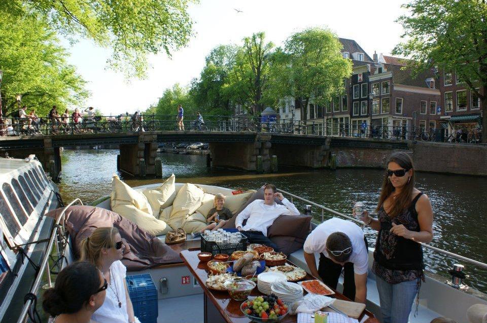 sail and eat in Amsterdam